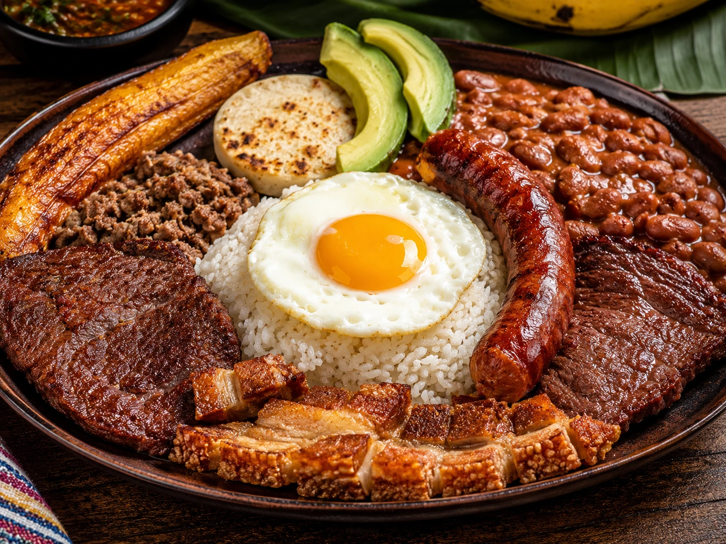 Bandeja paisa — Colombie