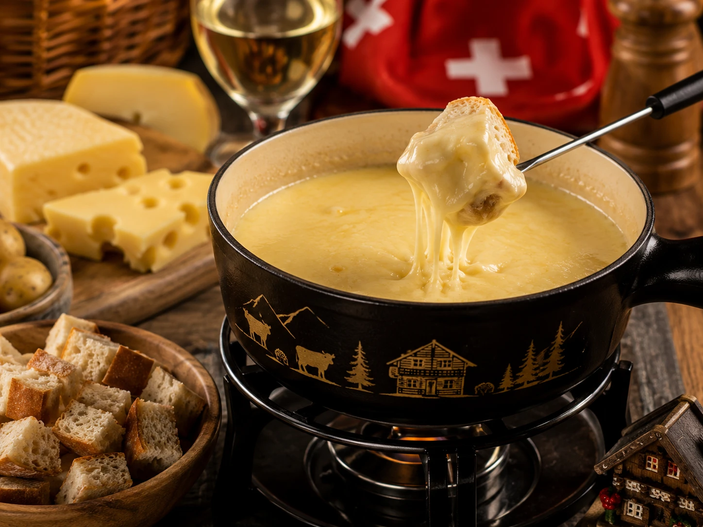 Fondue — Suisse
