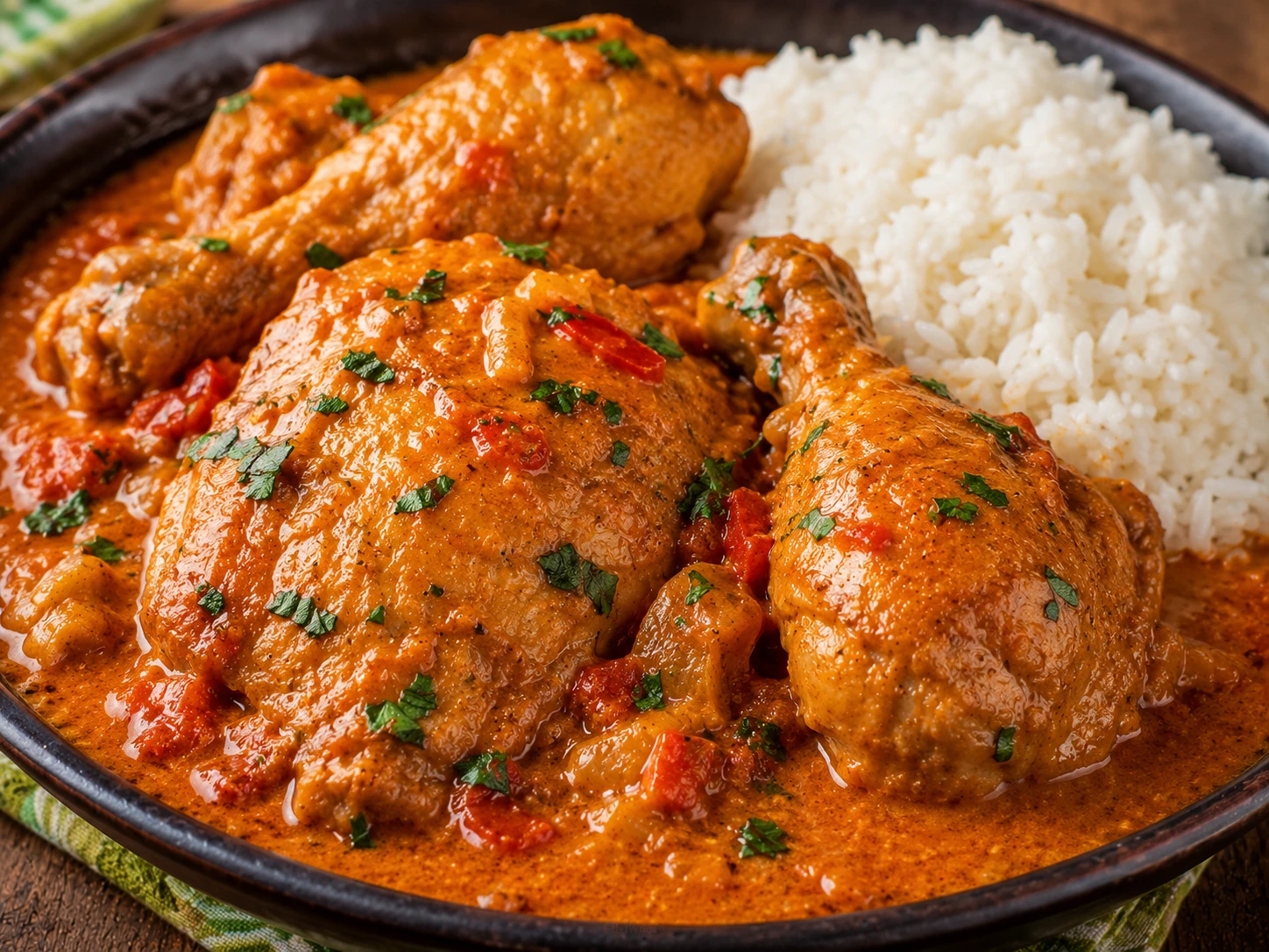 Poulet à la moambe — RD Congo