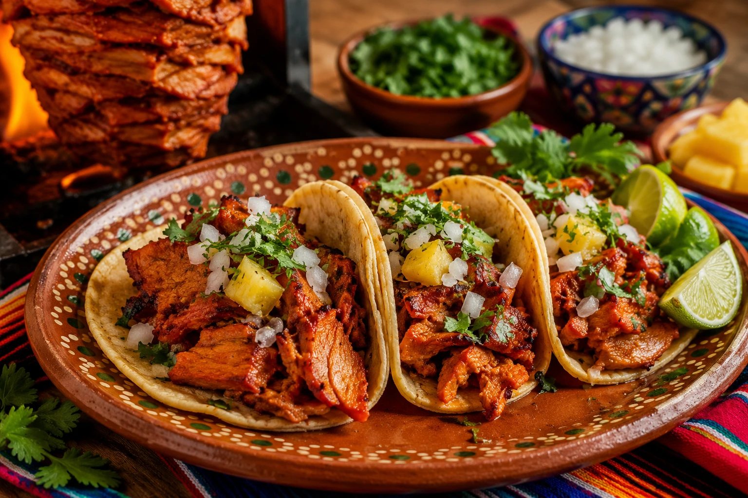 Tacos al pastor — Mexique