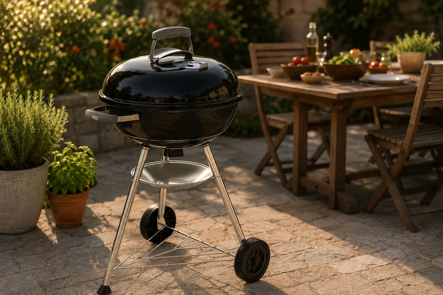 Weber Compact Kettle — Barbecue à charbon 47 cm