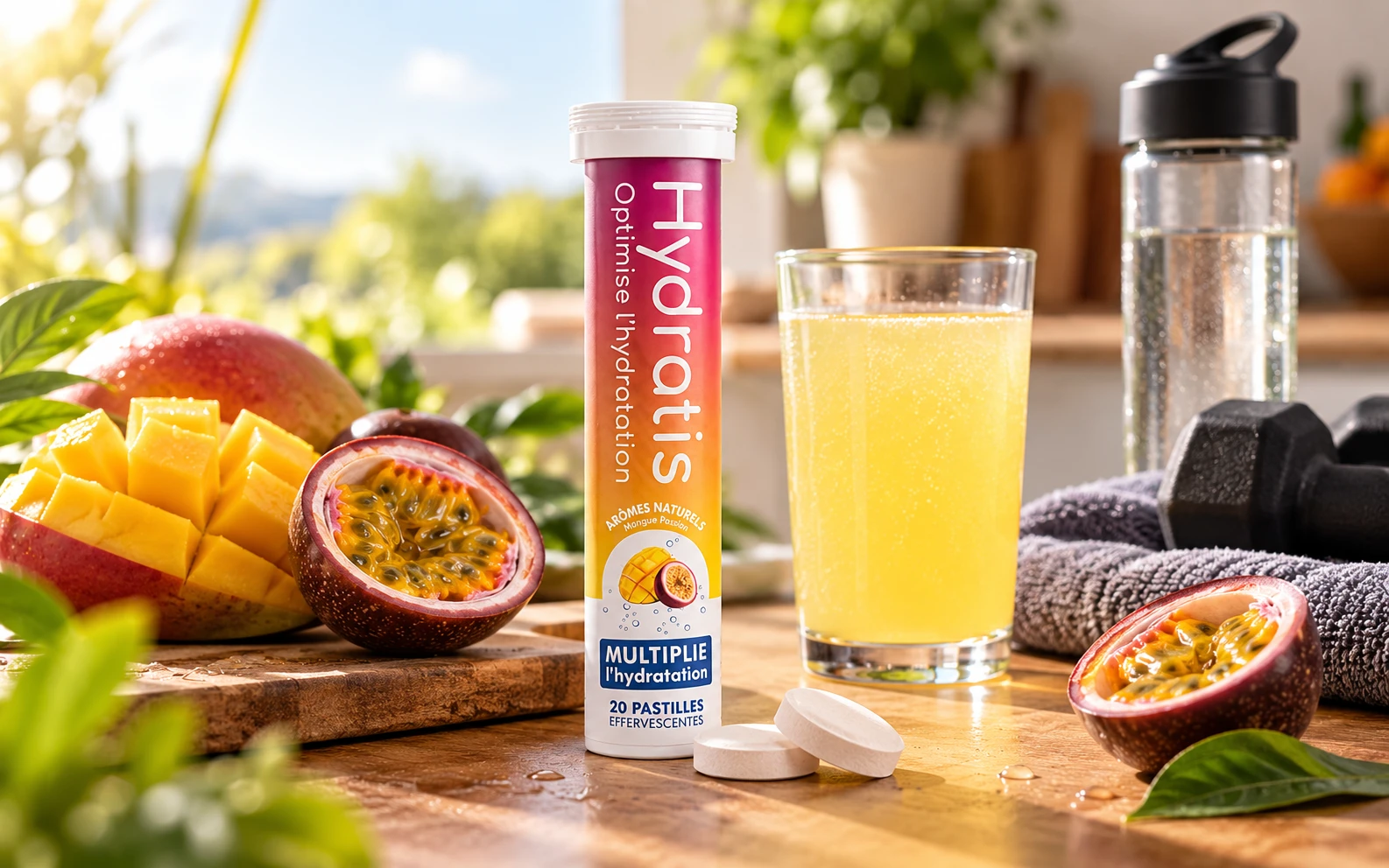 HYDRATIS — 20 pastilles hydratation électrolytes, mangue passion