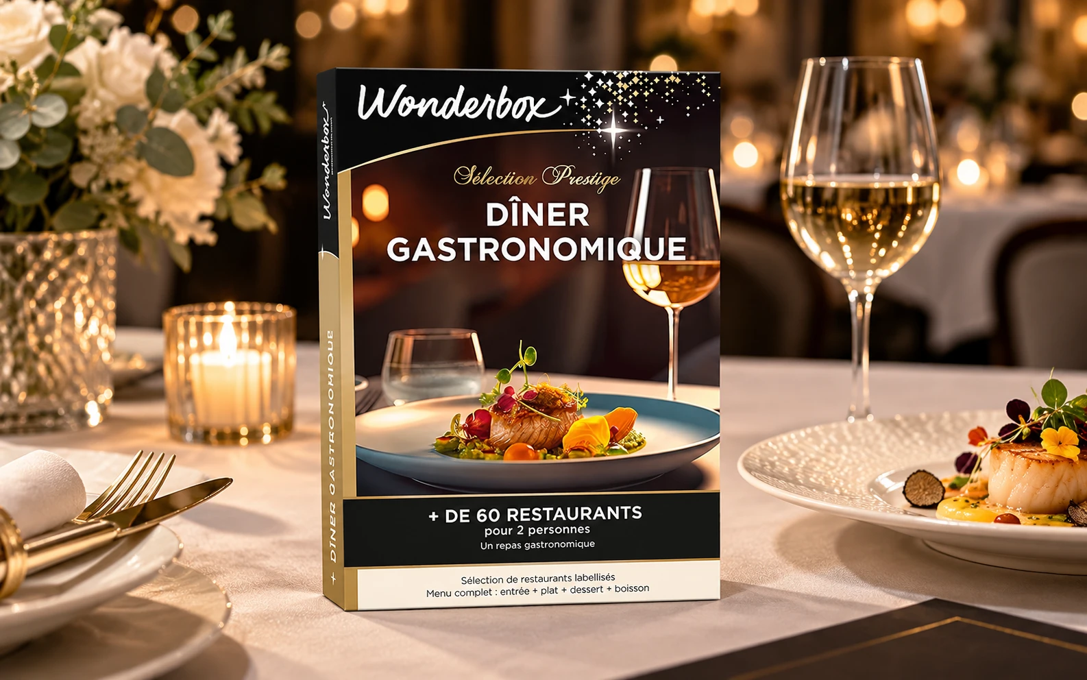 Wonderbox Dîner Gastronomique — pour 2 personnes