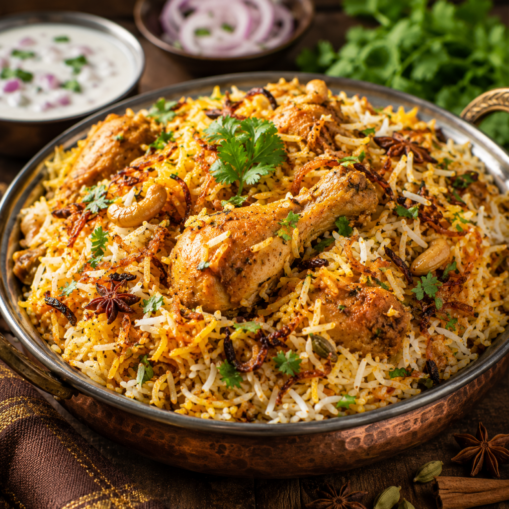 Biryani — Indian Mann Mahal restaurant