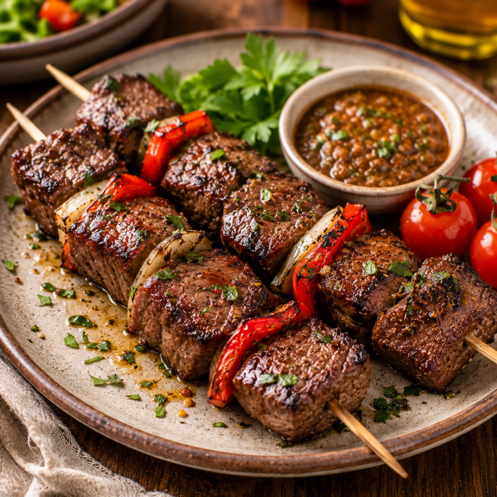 Brochette de boeuf — La Braise Seclin