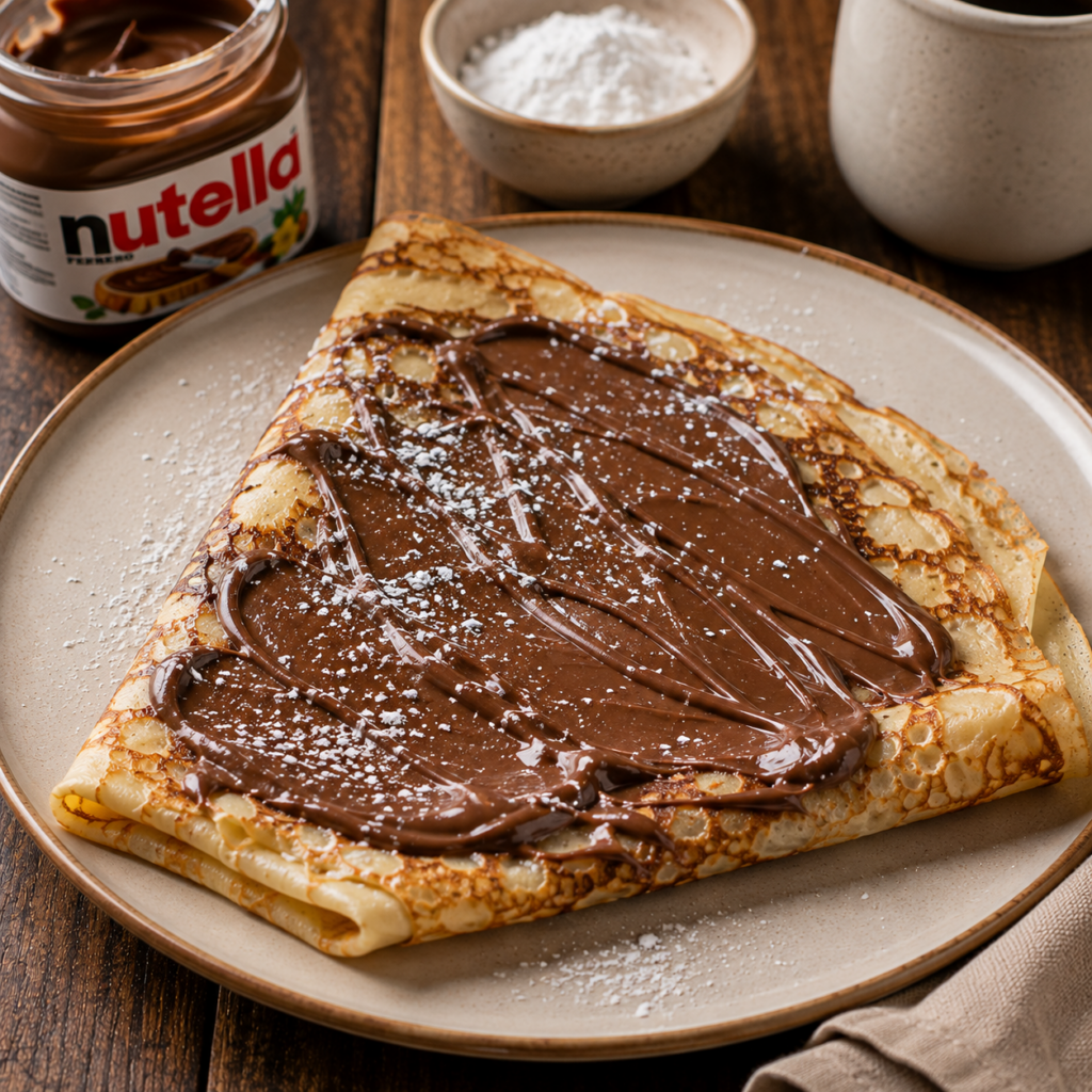Crêpe au nutella — Margotte de Liège
