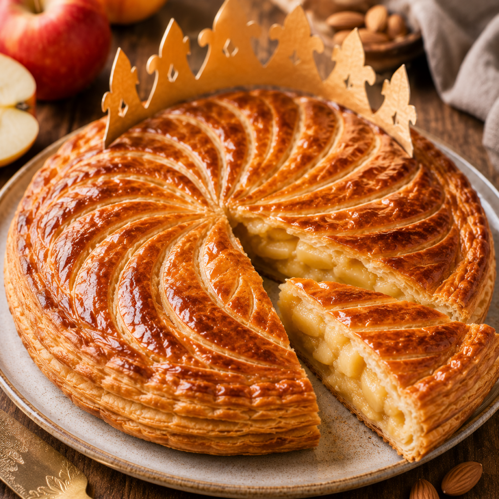 Galette des rois aux pommes