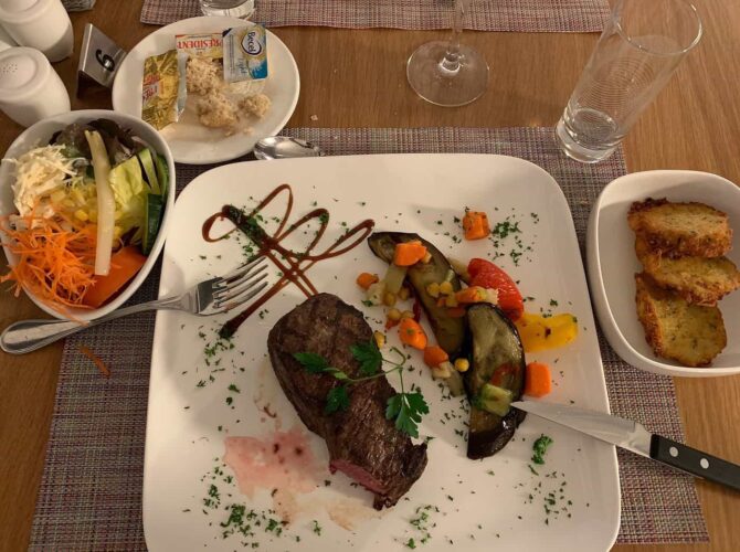 Restaurant Hôtel Résidence Am Klouschter à Mondorf-les-Bains, Luxembourg