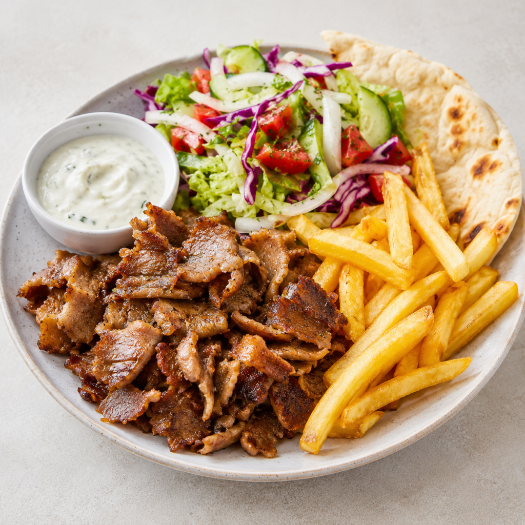 Assiette kebab — Unik Kebab Bruay La Buissiere