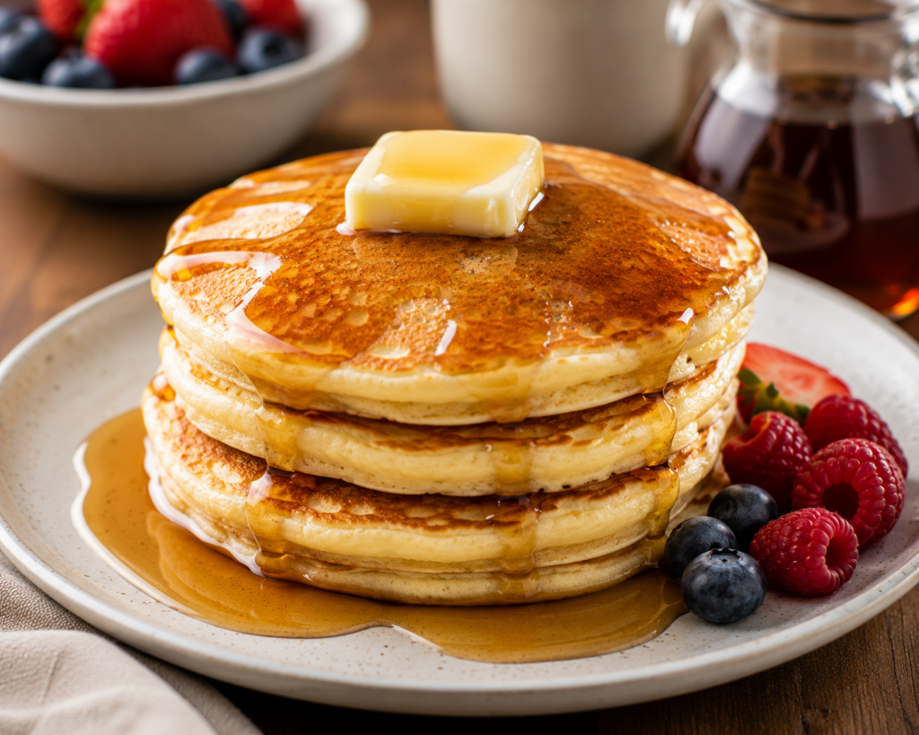 Pancakes au sirop d’érable