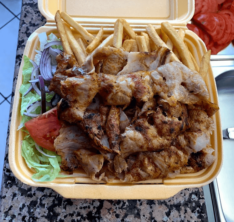 Assiette kebab - Royal Kebab Dudelange - Luxembourg - Dudelange