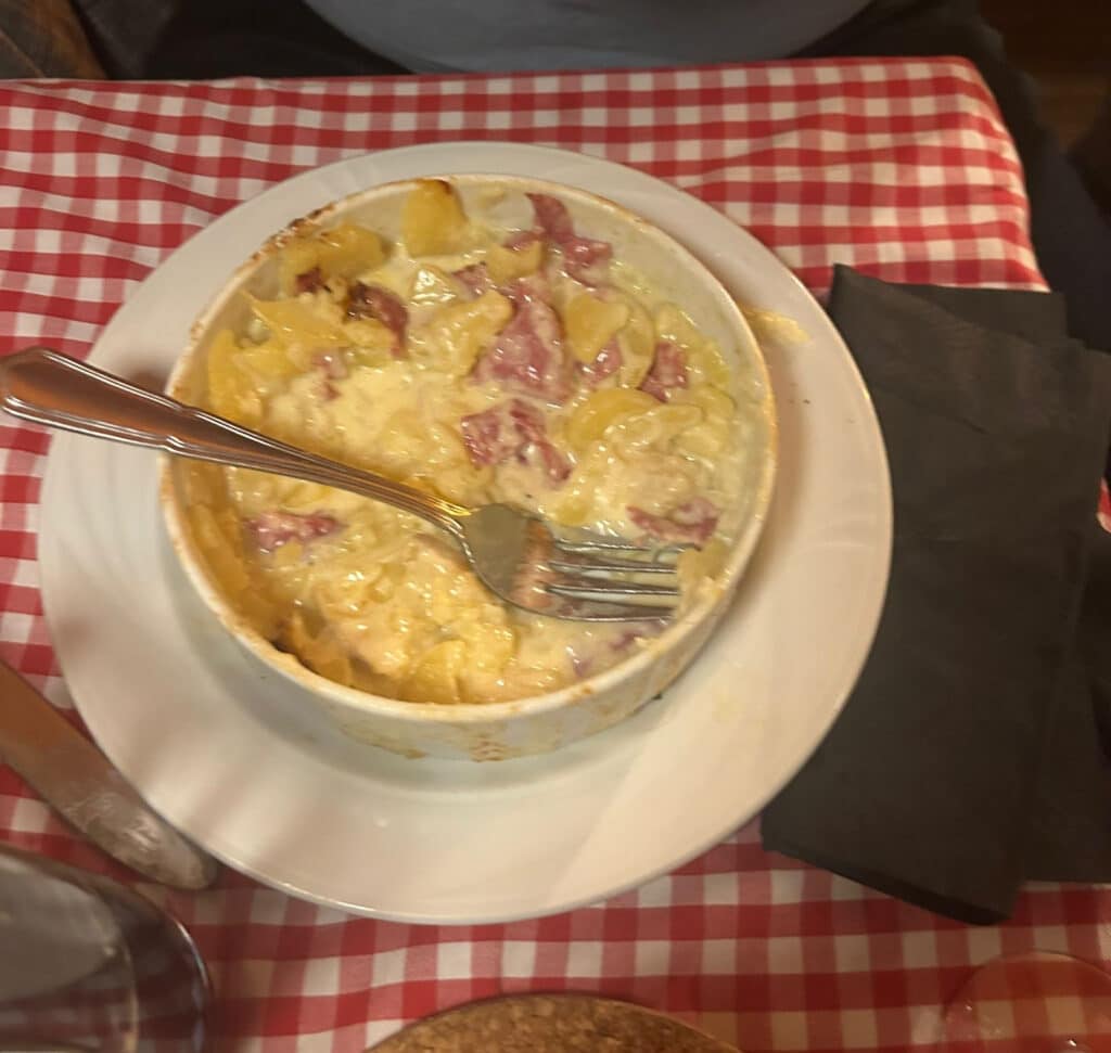 Tartiflette - Piissenger Hütt - Luxembourg - Recken op der Mess