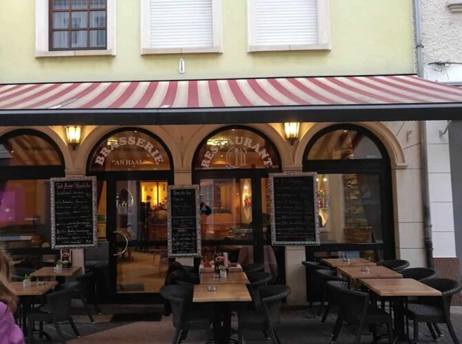 Restaurant An-Haal à Echternach, Luxembourg