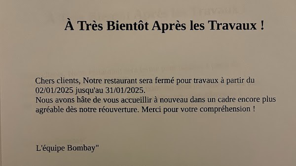 Bombay – Restaurant indien Amiens à Amiens, France
