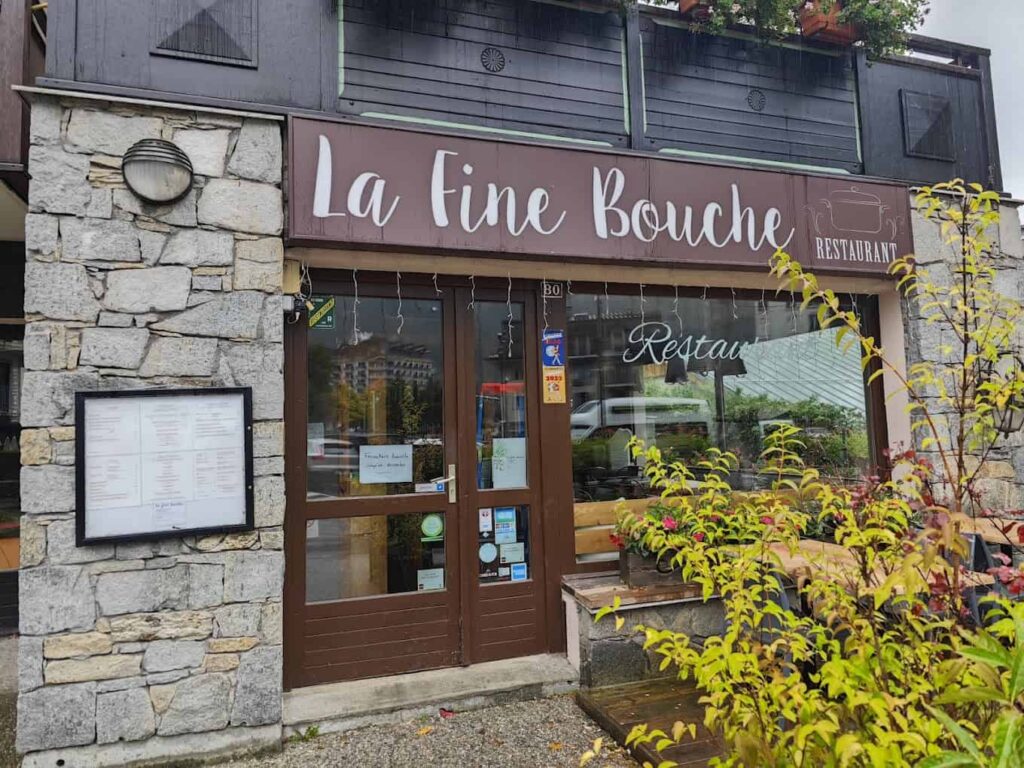 Restaurant La Fine Bouche à Chamonix-Mont-Blanc, France