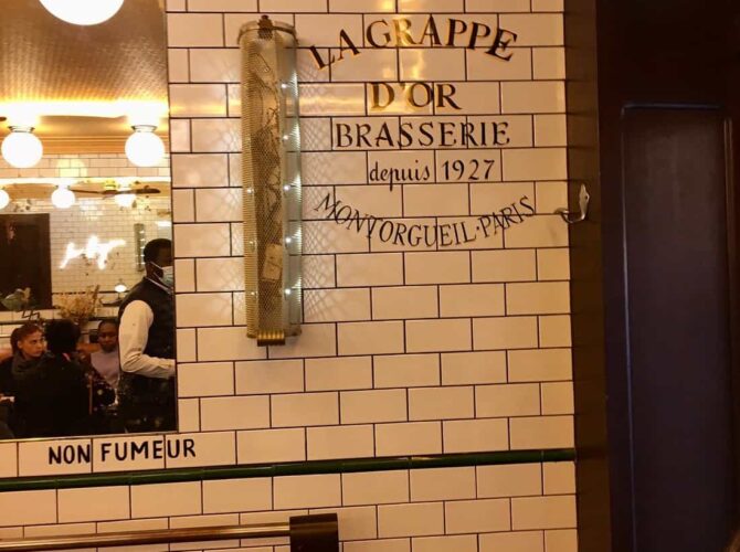 Restaurant La Grappe d’Or à Paris, France