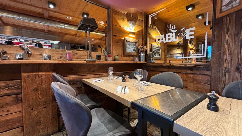 Restaurant La Tablée à Chamonix-Mont-Blanc, France