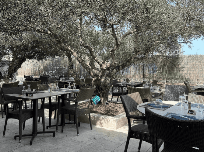 Restaurant Le Clos des Oliviers, au Baïsses à Lançon-Provence, France