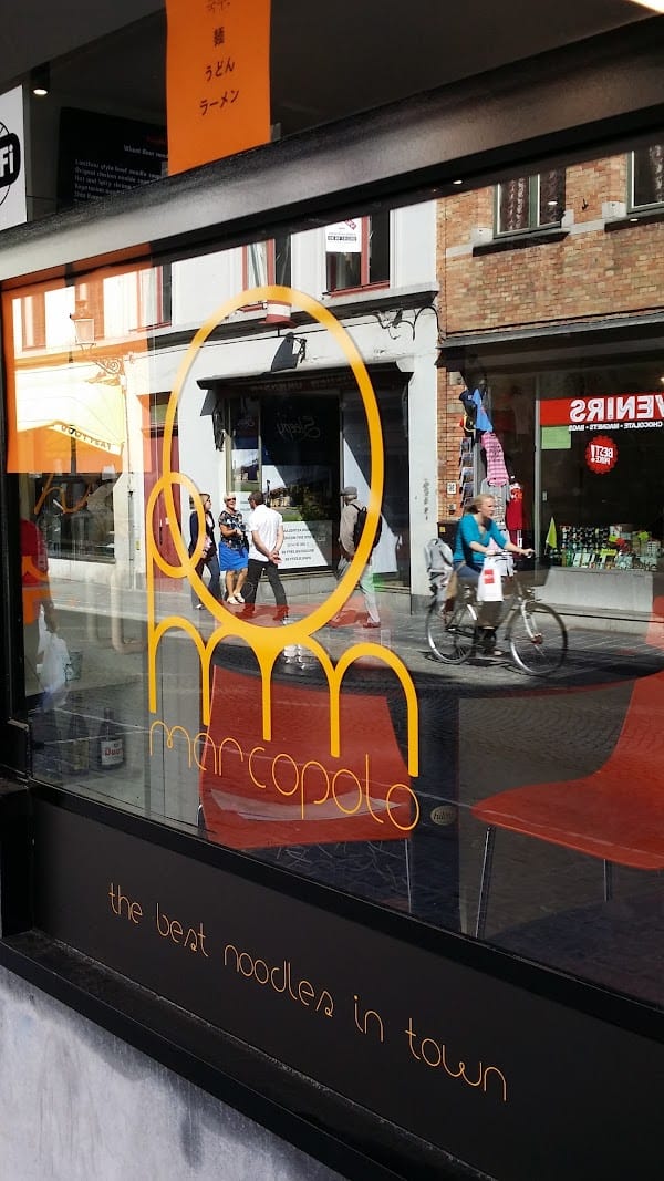 Restaurant Marco Polo noodles à Bruges, Belgique