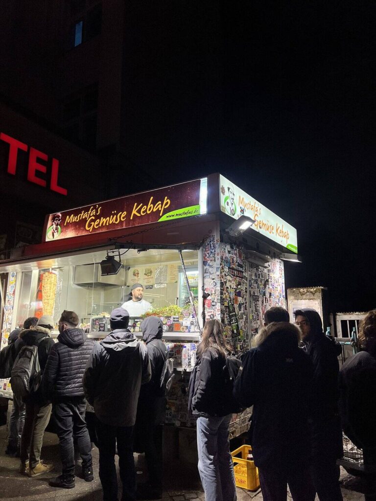 Restaurant Mustafa’s Gemüse Kebap à Berlin, Allemagne