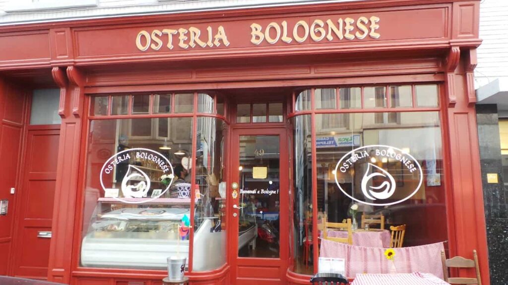 Restaurant Osteria Bolognese à Ixelles, Belgique