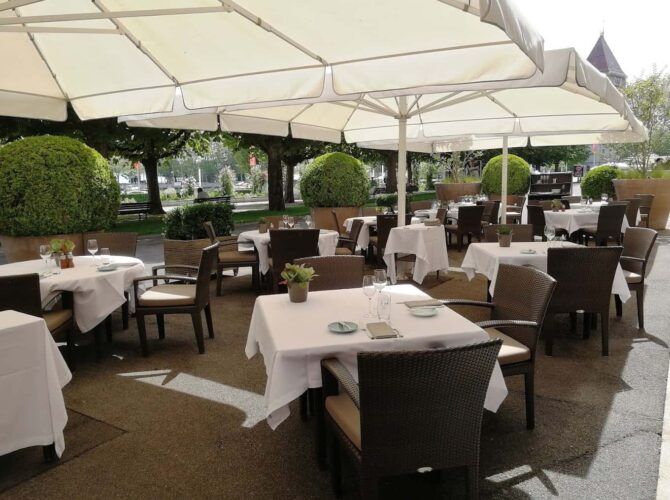 Restaurant Pic au Beau-Rivage Palace à Lausanne, Suisse