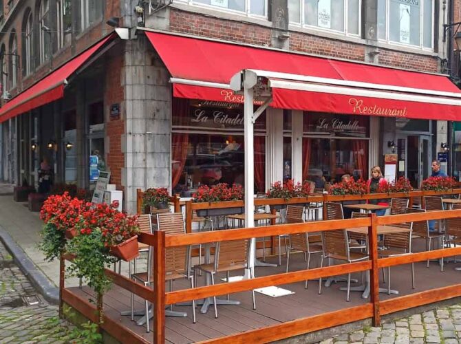 Restaurant La Citadelle à Dinant, Belgique
