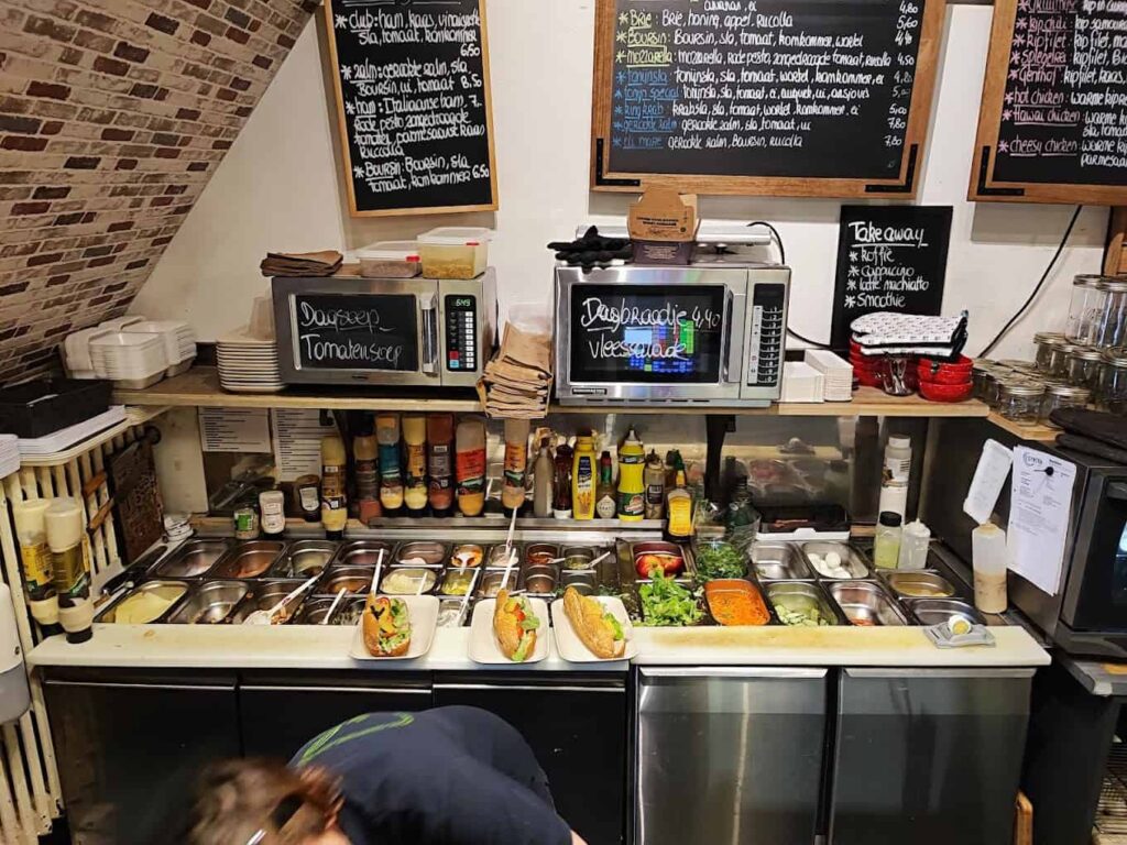 Restaurant @Tattie’s à Bruges, Belgique