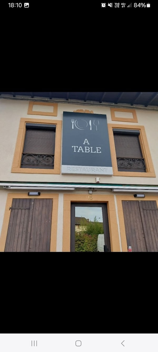 Restaurant A TABLE à Richemont, France
