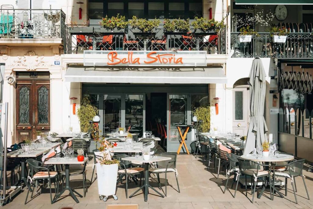 Restaurant Bella Storia à Cannes, France