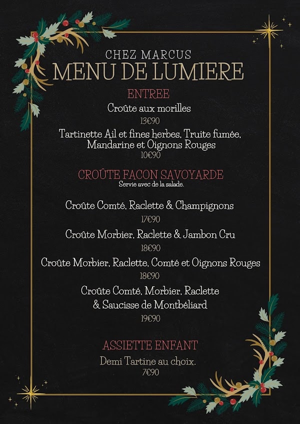 Restaurant Chez Marcus à Montbéliard, France
