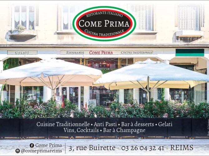 Restaurant Come Prima à Reims, France