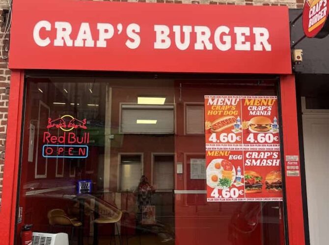 Restaurant Crap’s Burger LILLE à Lille, France