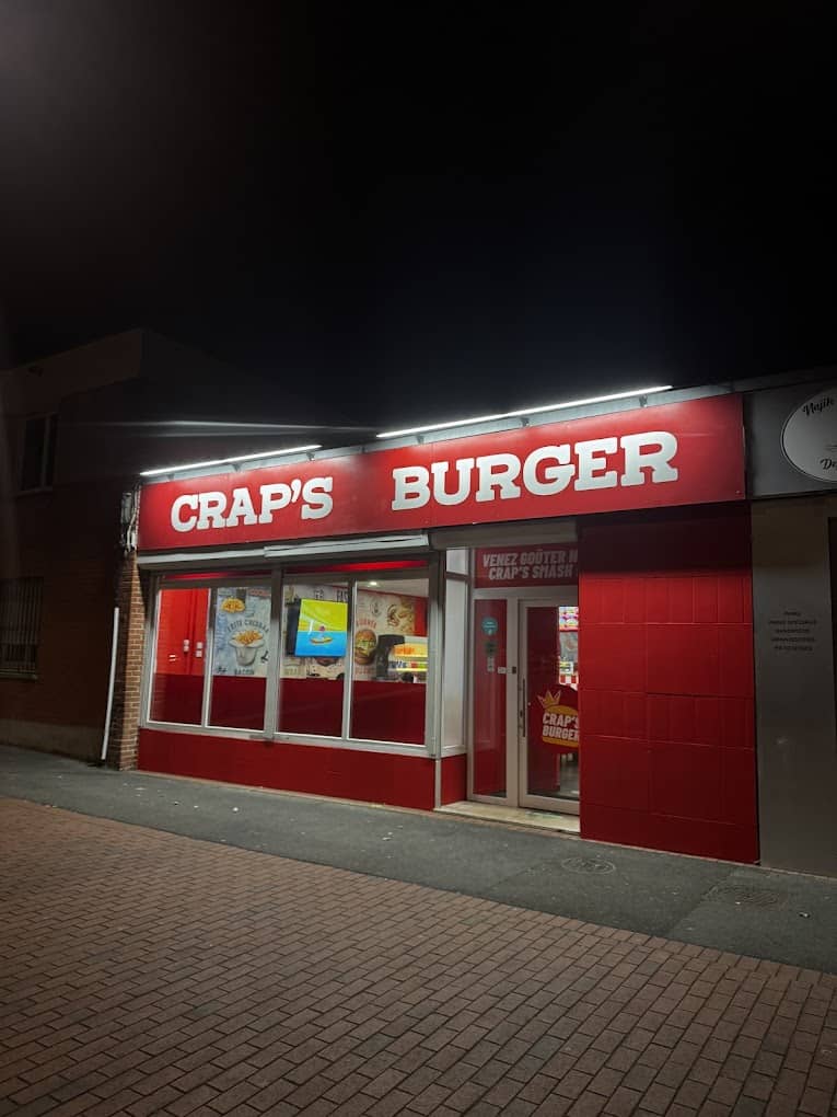 Restaurant Crap’s Burger VILLENEUVE D’ASCQ à Villeneuve-d'Ascq, France