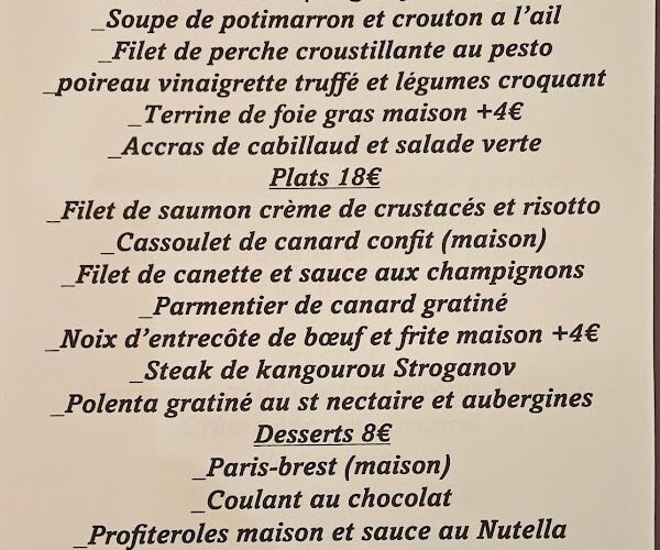 Restaurant La Cantine à Valence, France