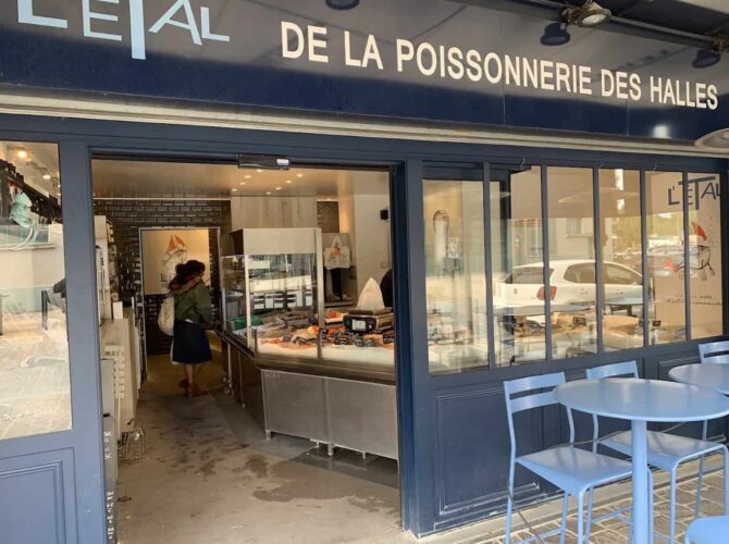 Restaurant Le Bocal de la poissonnerie des halles à Reims, France