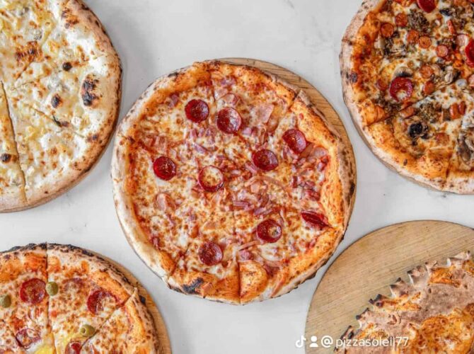 Restaurant Pizza soleil l’authentique au feu de bois à Meaux, France