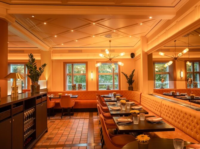 Restaurant De Feierwon à Luxembourg (Ville), Luxembourg
