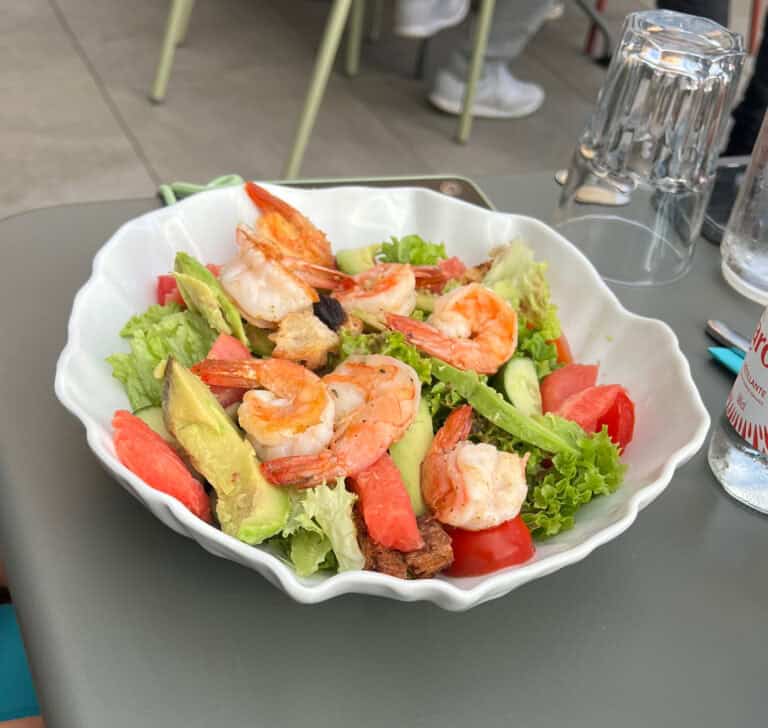 Salade scampis – Restaurant Arsène & Clara – France – Thionville