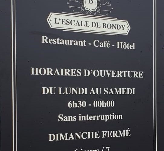 Restaurant L’Escale De Bondy à Bondy, France