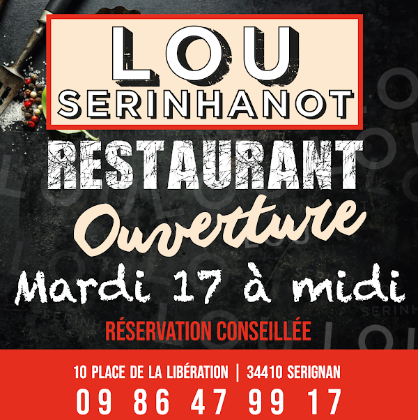 Restaurant lou serinhanot à Sérignan, France