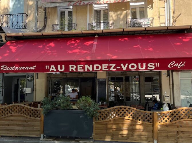 Restaurant ”Au Rendez-Vous” à Cavaillon, France