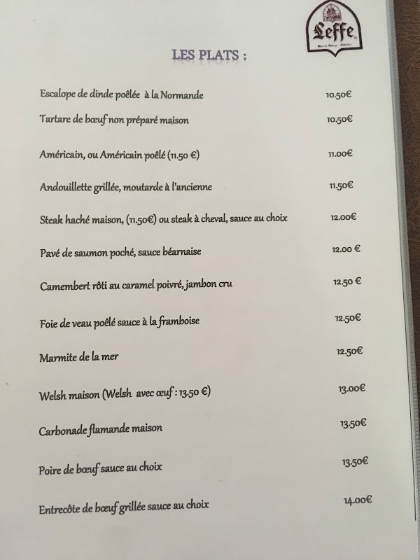 Restaurant Brasserie des Francs à Tourcoing, France