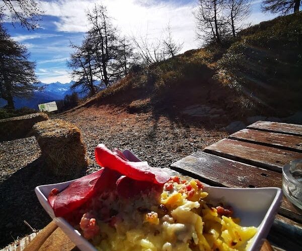 Restaurant Cabane de la Tièche à Crans-Montana, Suisse