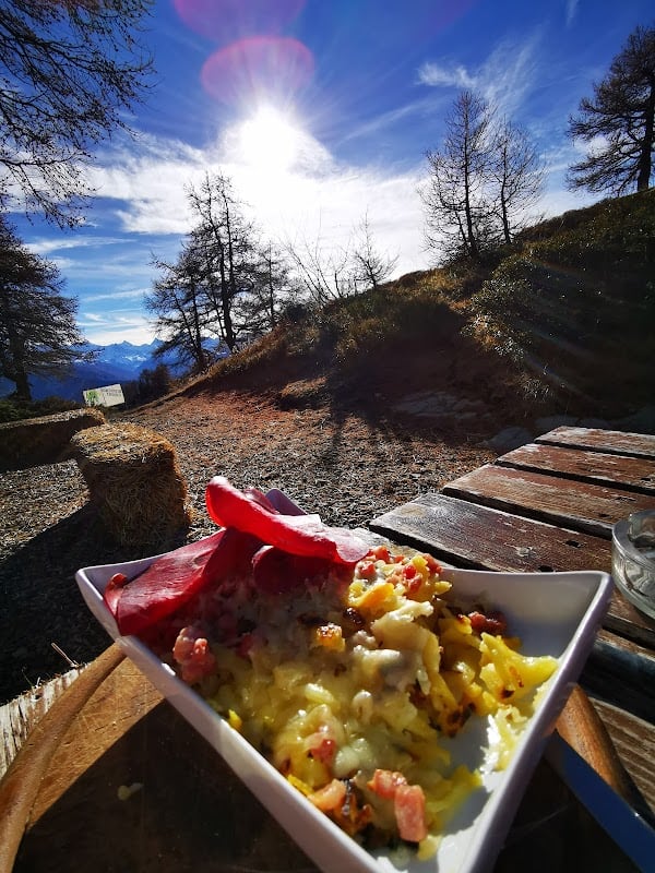 Restaurant Cabane de la Tièche à Crans-Montana, Suisse