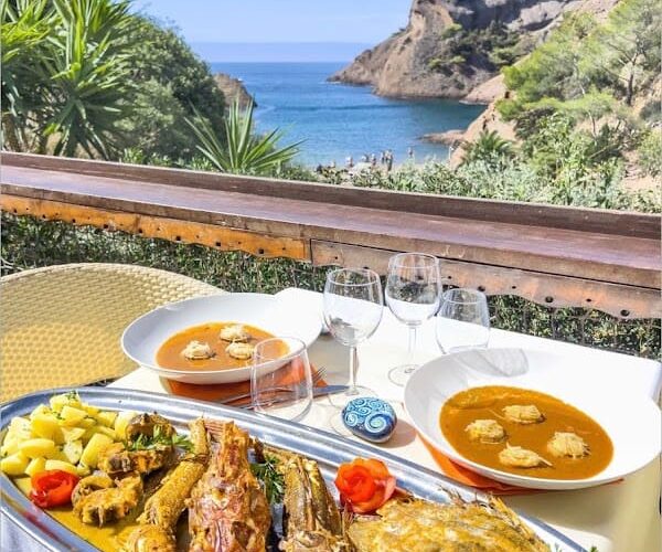 Restaurant Chez Tania, Calanque de Figuerolles à La Ciotat, France