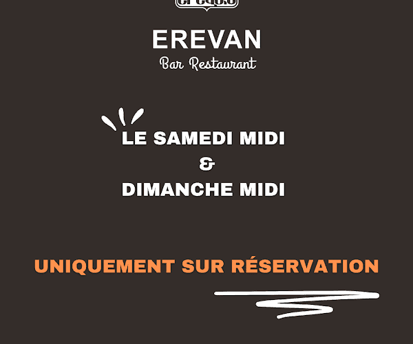 Erevan Bar Restaurant à Roanne, France