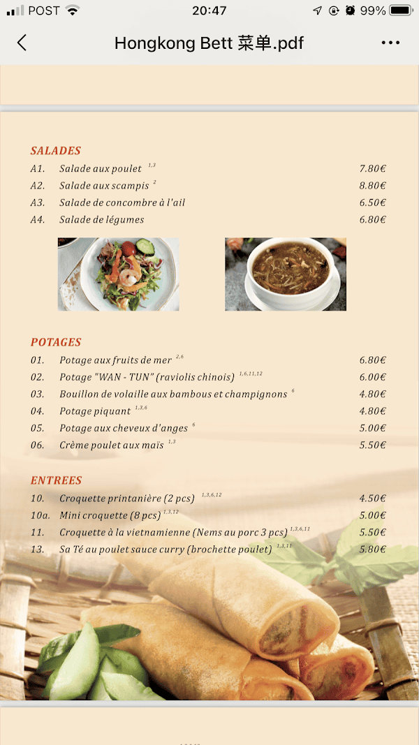 Restaurant Hong Kong Garden Bettembourg SARL à Bettembourg, Luxembourg