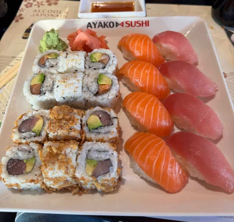 Menu V Osaka – Ayako Sushi Muse – France – Metz