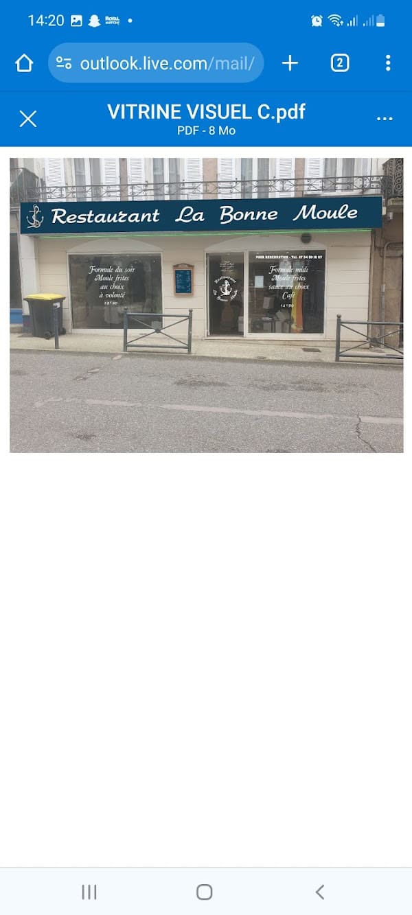 Restaurant la bonne moule à Voiron, France